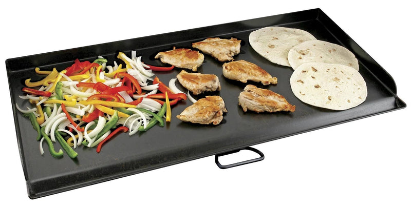 Load image into Gallery viewer, A plate of food on a white background, freshly cooked on the Camp Chef Griddles 16 for that perfect sear and flavor.
