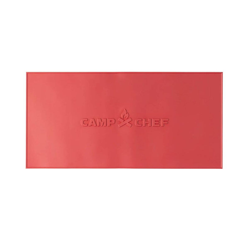 Load image into Gallery viewer, The Camp Chef Silicone Griddle Mat offers extra protection for your griddle and pairs perfectly with Camp Chef panels featuring the embossed flame logo.

